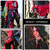 XINDA XDA9516 Outdoor Rock Climbing Polyester High-strength Wire Adjustable Downhill Whole Body Safety Belt(Red)