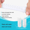 1pair Breathable Perforated Toe Protectors Anti Wear Sleeves, Size: M(White)