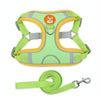 Reflective Dog Harness, Green, Large - BL-867