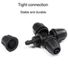5pcs 4/7 Pipe Fitting Drip Irrigation Accessories Gardening Irrigation Watering Fittings(Straight 4-Way)