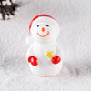 4pcs Christmas Micro Landscape Decorations Resin Craft Gifts Home Decoration Ornaments, Spec: Snowman No. 1