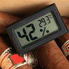 FY-12 Digital Thermometer Hygrometer with Probe for Aquariums, Black