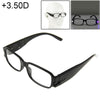 UV Protection White Resin Lens Reading Glasses with Currency Detecting Function, +3.50D