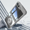 For Samsung Galaxy Z Flip6 360 Holder MagSafe Acrylic Hybrid TPU Phone Case(Grey)
