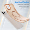 For iPhone 11 Pro Max MagSafe Frosted Translucent TPU + PC Full Coverage Phone Case(Orange)