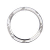 Car Engine Start Key Push Button Ring Trim Aluminum Alloy Sticker Decoration for Audi(Silver)