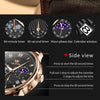 OLEVS 2893 Men Multifunctional Business Quartz Watch(Brown + Black)