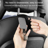 Car Seat Hook Multi-function Leather Seatback Hanger Car Interior Supplies(Brown)