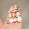 Star Sea Pearl Rhinestone Hair Clip Teenage Girls Headdress(Starfish)