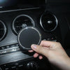 Car Universal Diamond Honeycomb Water Coaster Car Anti-Slip Mat(Black White Diamond)