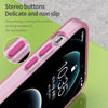 For iPhone 12 Pro MagSafe Frosted Translucent TPU + PC Full Coverage Phone Case(Pink)