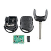 For Ford Focus Intelligent Remote Control Oval Car Key with 63 Chip 40 Bit & Battery, Frequency: 433MHz