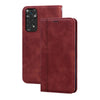For Xiaomi Redmi Note 11 / Note 11S Frosted Business Magnetic Flip Leather Phone Case(Brown)