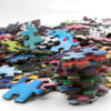Round Shape Irregular Plane Puzzle Jigsaw Toy 1000 Pieces(Pumpkin Halloween)