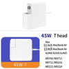 A1436 45W 14.85V 3.05A 5 Pin MagSafe 2 Power Adapter for MacBook, Cable Length: 1.6m, UK Plug