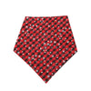 Christmas Dog Bib, Large, Blue, Absorbent Cotton
