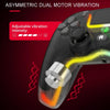 For PS4 Dazzle Color Light Wireless Bluetooth Grip(Black)
