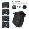 JYS JYS-SD011 For Steam Deck 7pcs/set Host Silicone Case With Joystick Cap+Touch Board Sticker Set(Black)