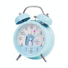 Student Cute Style Bell Alarm Clock Bedside Mute Clock With Light Specification Y35 4 Inch (Blue)