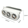 USB Plug-In Car Window Exhaust Fan Car Air Circulation Cooling Ventilation Fan, Color: Black