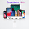 SDC-20W 2 in 1 PD 20W USB-C / Type-C Travel Charger + 3A PD3.0 USB-C / Type-C to 8 Pin Fast Charge Data Cable Set, Cable Length: 2m, EU Plug
