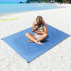 Outdoor Portable Waterproof Picnic Camping Mats Beach Blanket Mattress Mat 200cm*140cm(Orange)