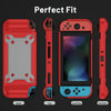 Game Handle Gamepad TPU+PC Protective Case for Switch OLED(Red)