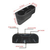 CARFU AC-2299A Car Seat Gap Multi-function Storage Box(Black)