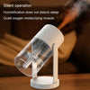 280ml Volcano Cup Rotating Air Humidifier Mini Colorful Ambient Light Car Aroma Diffuser(White)