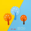 30 Bags Forest Tree Cake Insert Card Flag Insert Baking Decoration Birthday Cake Card Insert Cake Decoration(CP-491)