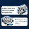 Mini Magnetic Head Shaver Smart LED Display Electric Shaver, Color: Green
