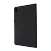 For Nokia T20 TPU + Fabric PU Leather Tablet Case(Black)