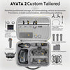 For DJI Avata 2 STARTRC Drone Handbag Messenger Storage Bag (Light Grey)