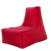 BB1082 Inflatable Sofa Inflatable Bed Outdoor Folding Portable Air Sofa Size: 100 x 90 x 80cm(Wine Red)