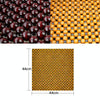 44x44cm Summer Car Pure Wood Beads Square Seat Cushion(Yellow)
