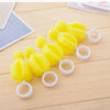5 PCS 360 Degree Rotating Sponge yellow Baby Nipple Brush Babies Teat Cleaning Feeding Bottle Brushes Infant Pacifier Cleaner
