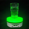 Intelligent Colourful Light Electric Speed Contro Round 360 Degree Rotating Plate Display Table, Color: White Plug-in