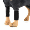 Pet Knee Protector Dog Surgery Injury Protective Cover, Size: S(Black Reflection)