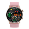 Ochstin 5HK8 Pro 1.36 inch Round Screen Blood Oxygen Blood Pressure Monitoring Bluetooth Smart Watch, Strap:Silicone(Gold)