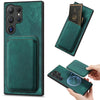 For Samsung Galaxy S25 Ultra 5G Retro Leather Card Bag Magnetic Phone Case(Green)