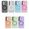 For Samsung Galaxy S25+ 5G IMAK Candy Series Shockproof MagSafe Phone Case(Orange)