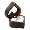 Wooden Heart Shape Ring Box Jewelry Storage Box Wedding Valentine Gift Box, Spec: RB513-C4