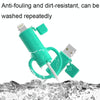 3 PCS Soft Washable Data Cable Silicone Case For Apple, Spec: USB (Mint Green)