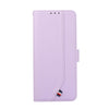For Samsung Galaxy A35 5G ABEEL Delicate Texture Splicing RFID Leather Phone Case(Purple)
