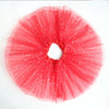 Girls Stars Sequins Mesh Tutu Skirt Costumes, Size:One Size(Red)