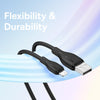 Baseus Pudding Series 2.4A USB to 8 Pin Fast Charging Data Cable, Length:2m(Black)