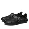 Men Summer Breathable Mesh Shoes Outdoor Non-slip Casual Shoes, Size: 41(Black)
