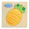 Children Educational Toy Wooden Cartoon Jigsaw Puzzle(Pineapple)