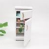 1:12 Doll House Mini Kitchen Model Refrigerator(White)