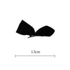 2 Pairs Half Bow Hair Clip Retro Girl Side Duckbill Clip Hair Ornament, Colour: Red